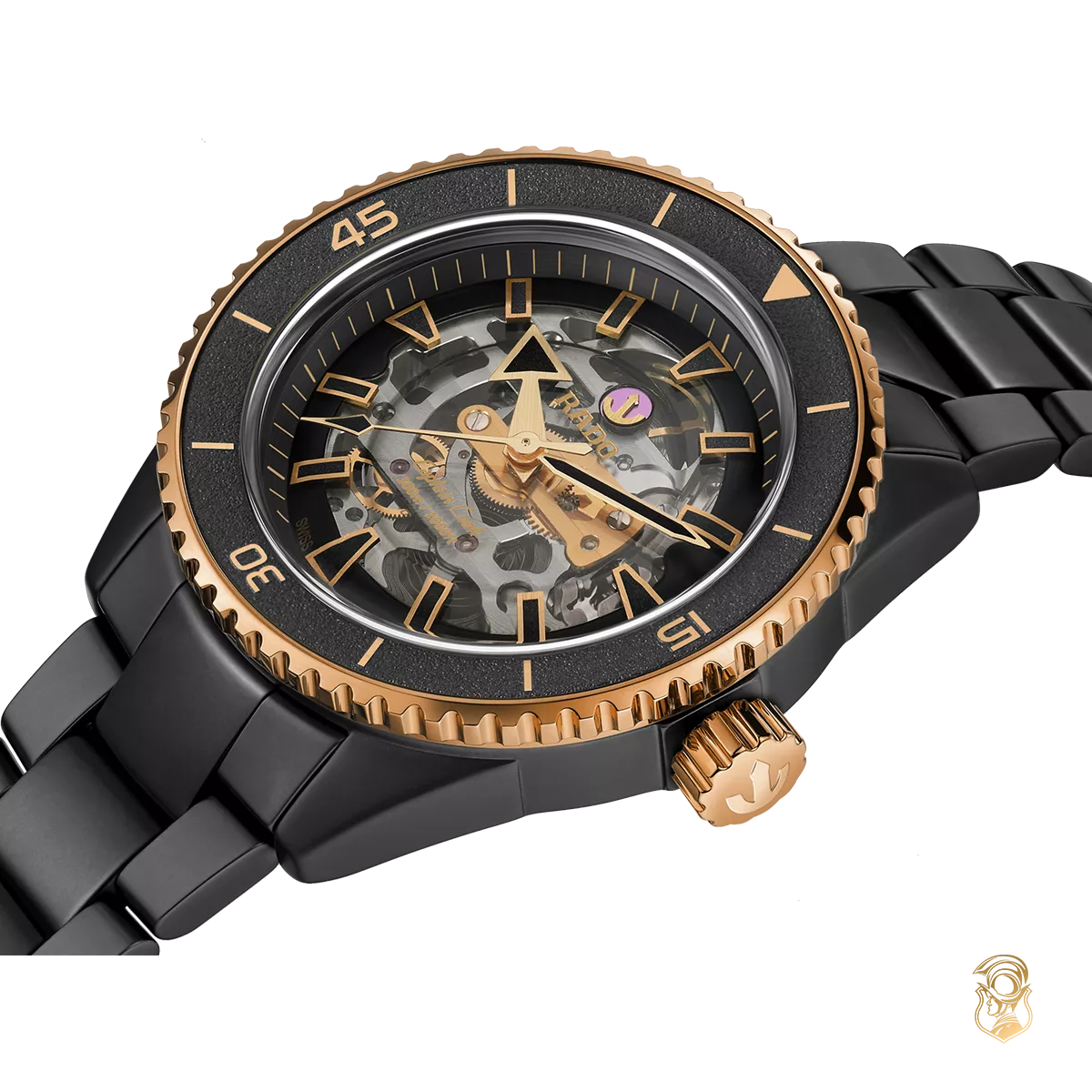 Rado Captain Cook High-Tech Ceramic Skeleton Watch 43mm