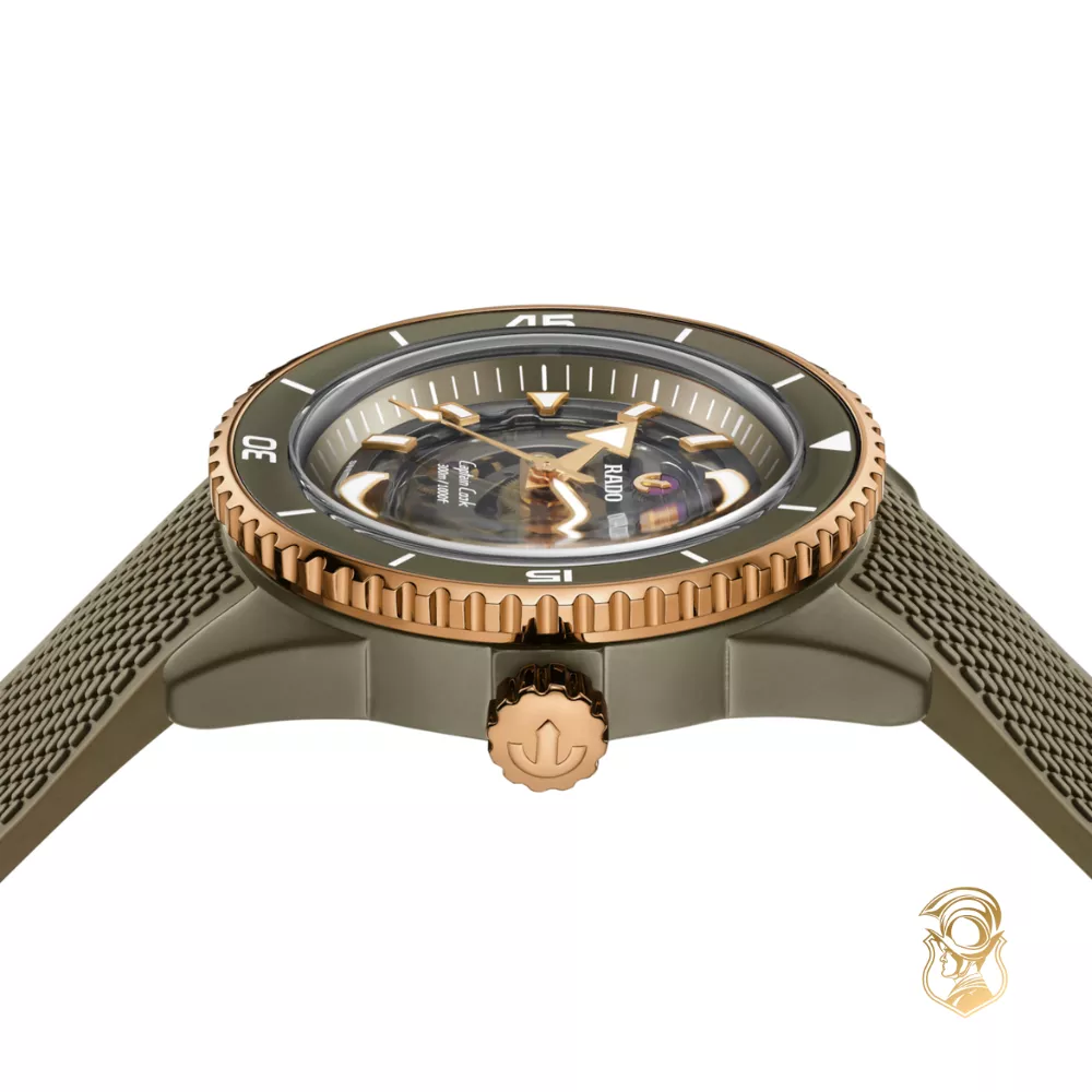 Rado Captain Cook High-Tech Ceramic Skeleton Watch 43mm