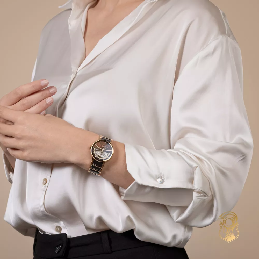 Rado Centrix Automatic Open Heart Diamond Watch 35mm