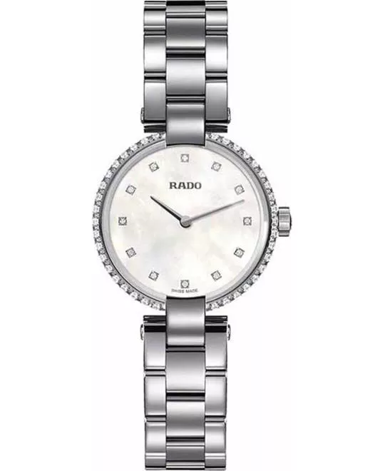 Rado Coupole Mother of Pearl Diamond Watch 28.5mm