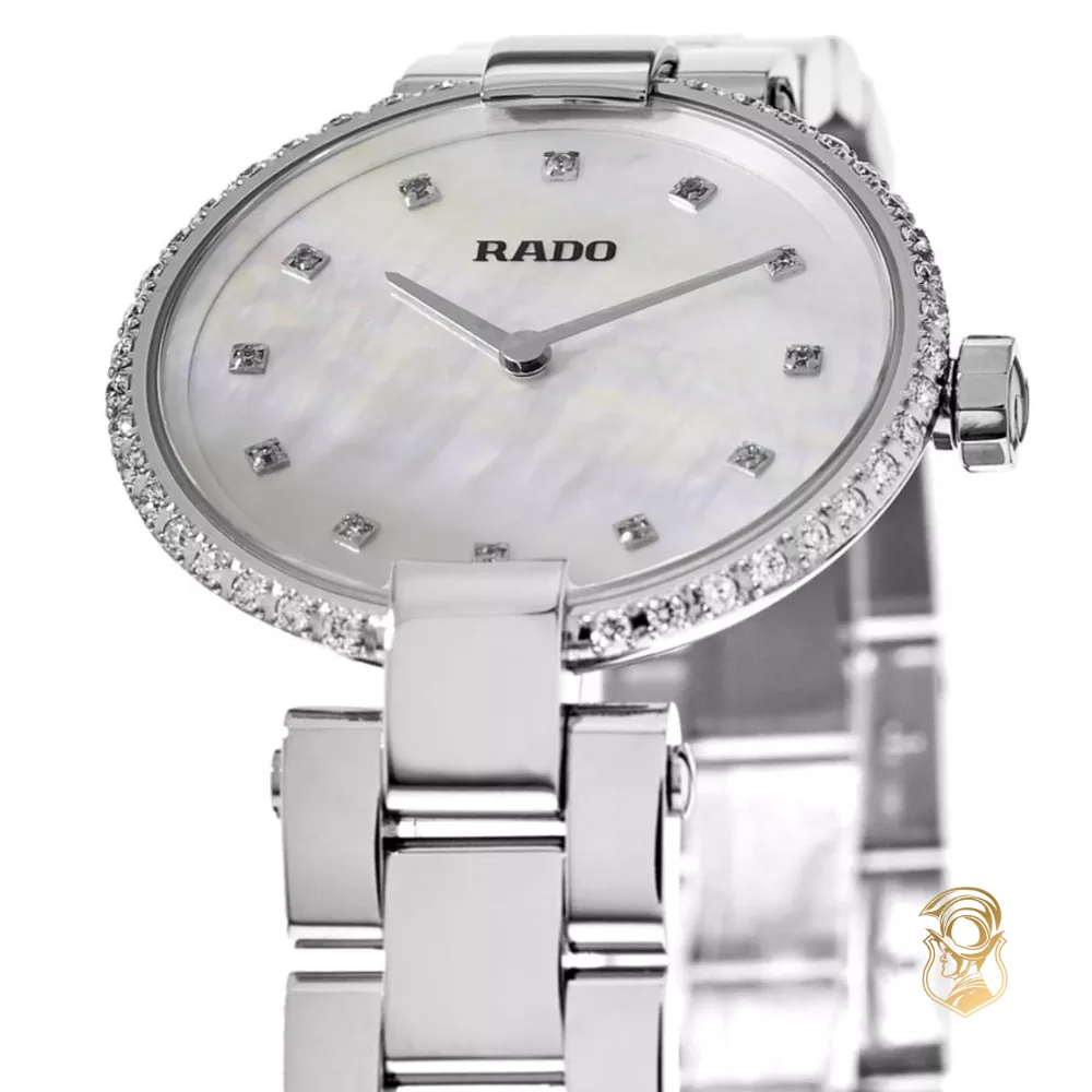 Rado Coupole Mother of Pearl Diamond Watch 28.5mm