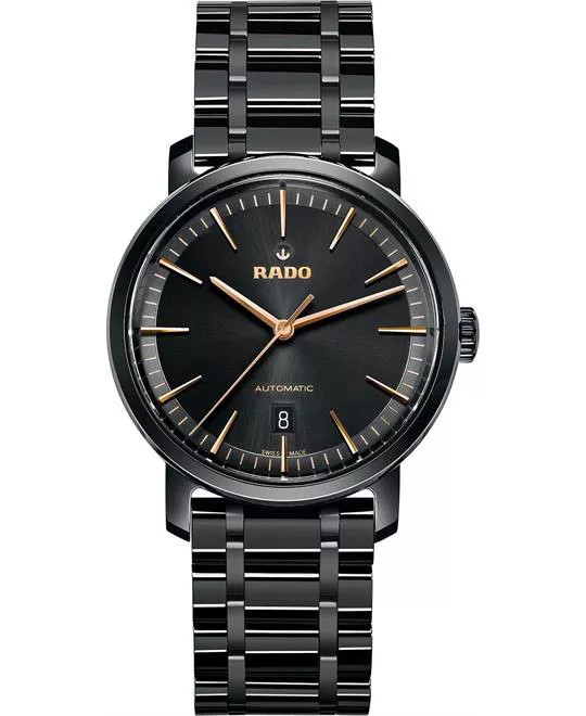 RADO Diamaster XL Automatic Ceramic Watch 40mm