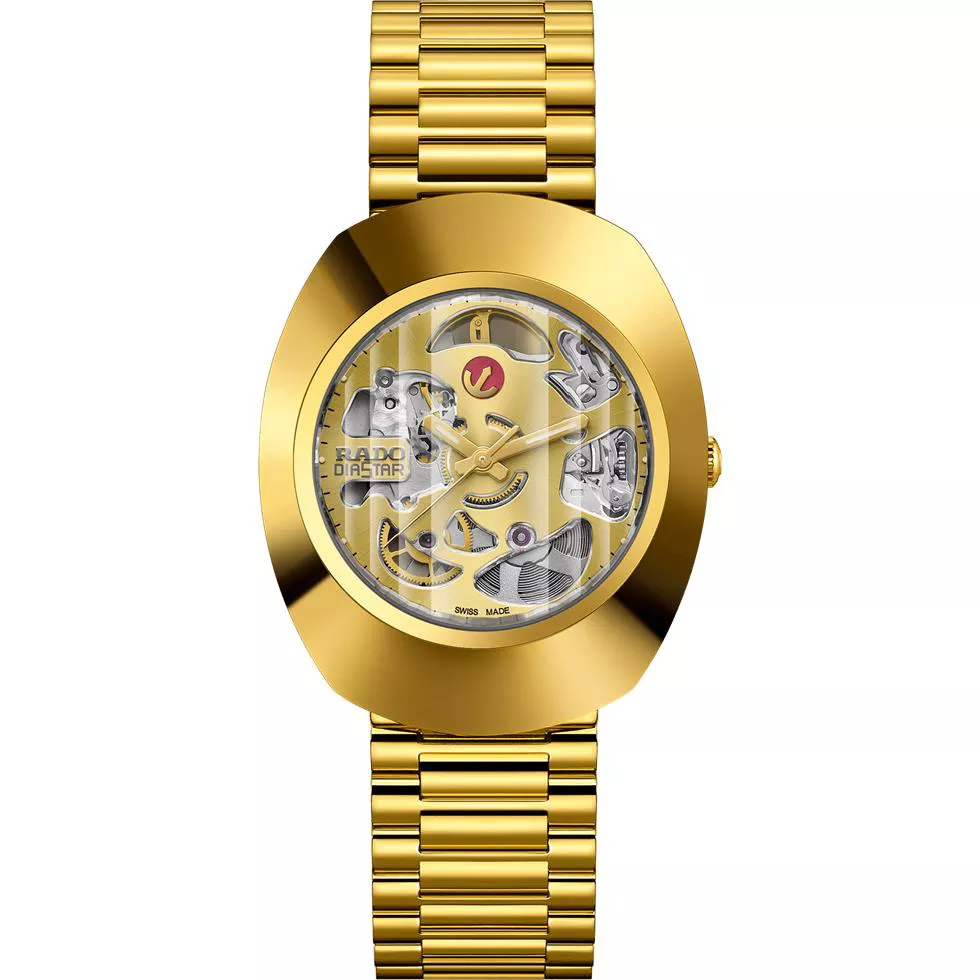 Rado DiaStar Original Automatic Gold Watch 35mm