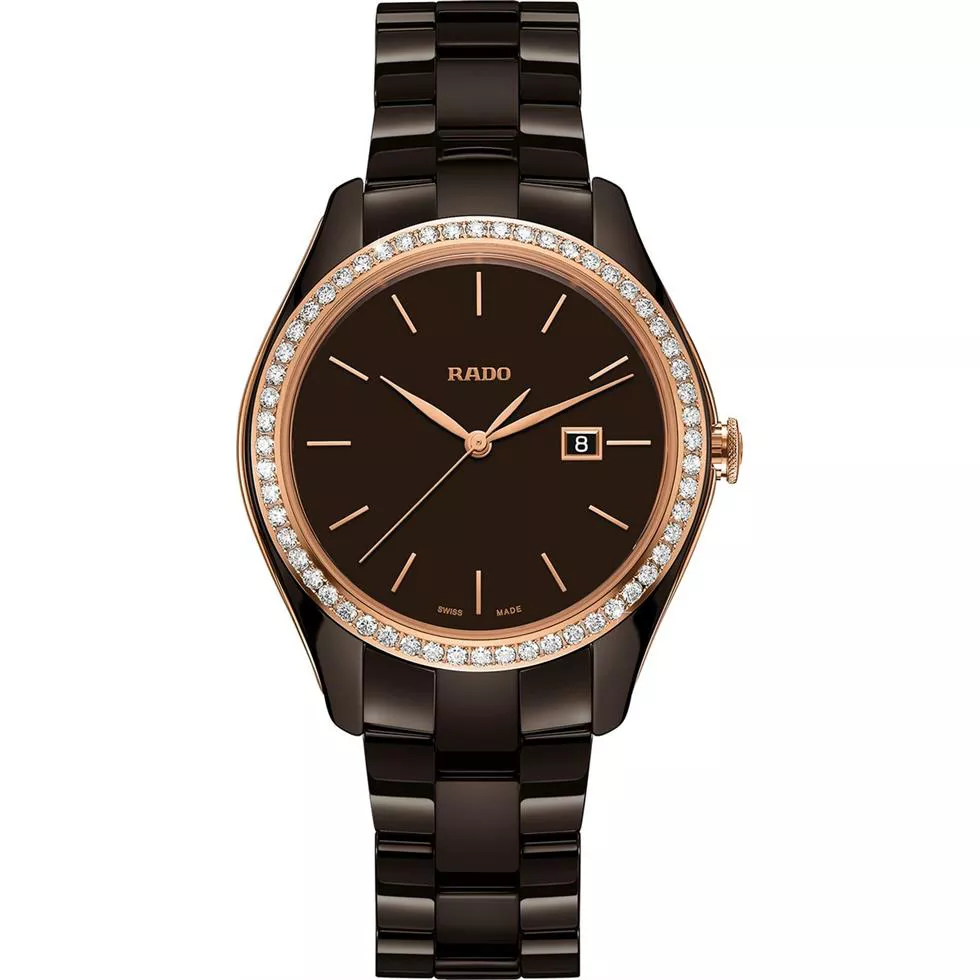 Rado HyperChrome Brown Watch 36mm 