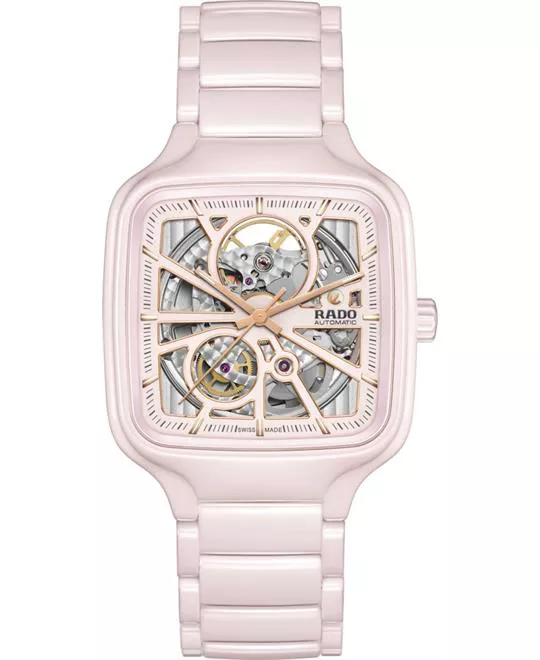 Rado True Square Automatic Open Heart Watch 38mm