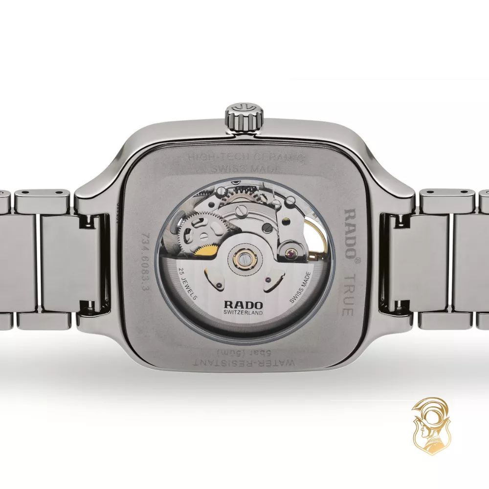 Rado True Square Automatic Open Heart Watch 38mm