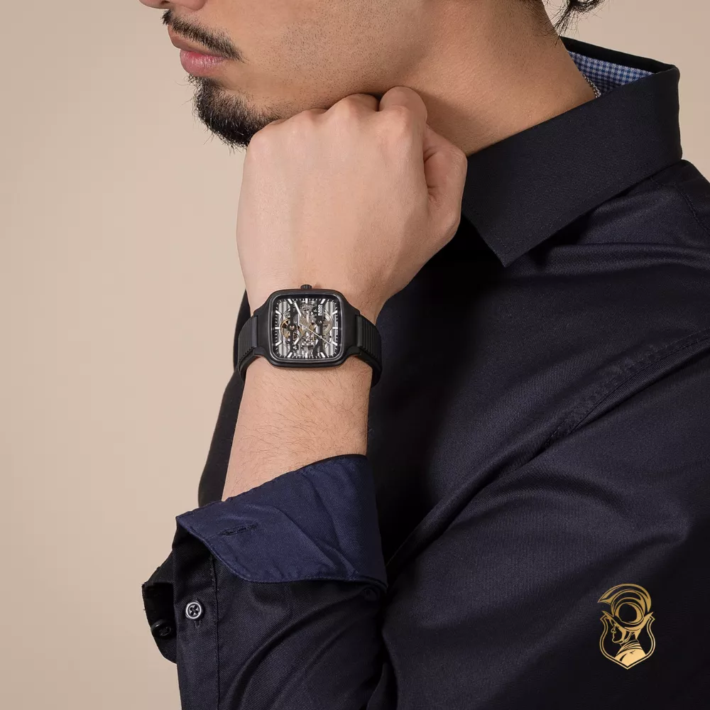 Rado True Square Automatic Skeleton Black Watch 38mm