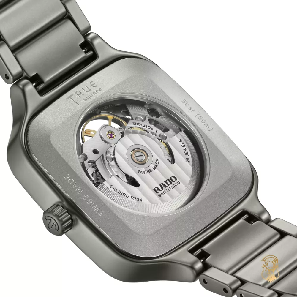 Rado True Square Automatic Skeleton Grey Watch 38 mm