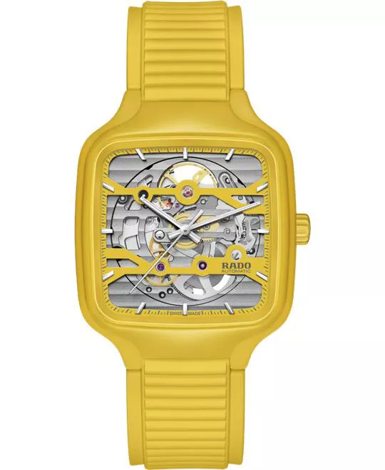 Rado True Square Automatic Yellow Watch 38mm
