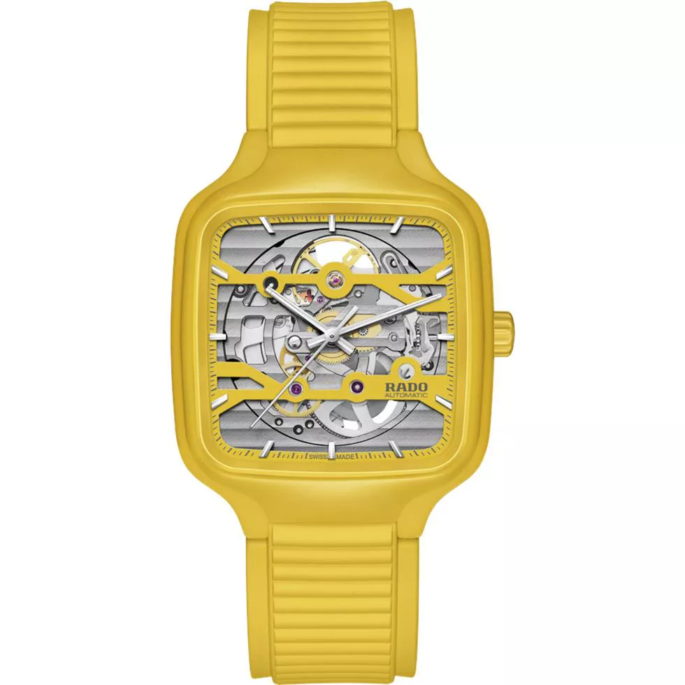 Rado True Square Automatic Yellow Watch 38mm