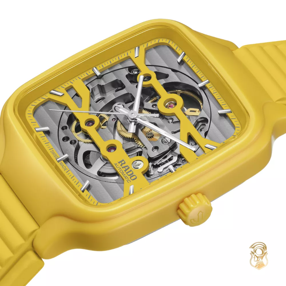 Rado True Square Automatic Yellow Watch 38mm