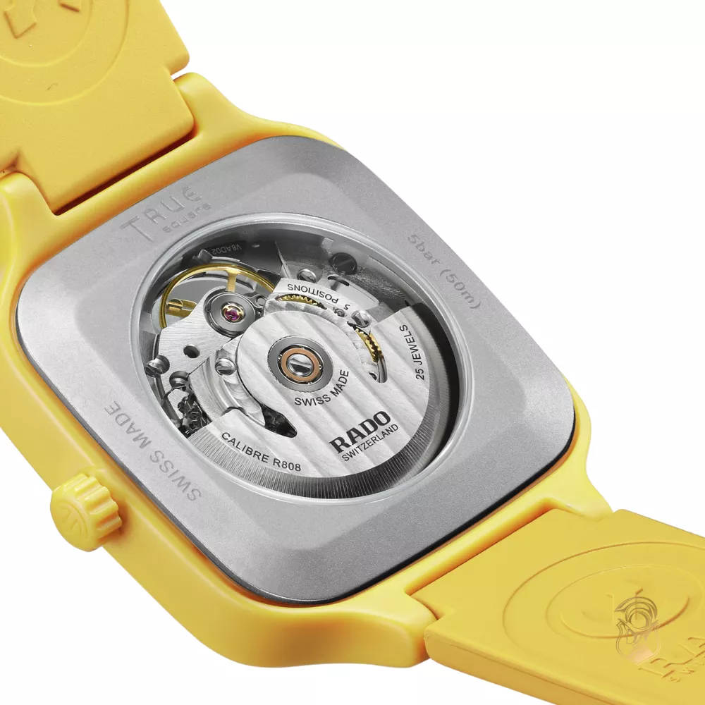 Rado True Square Automatic Yellow Watch 38mm