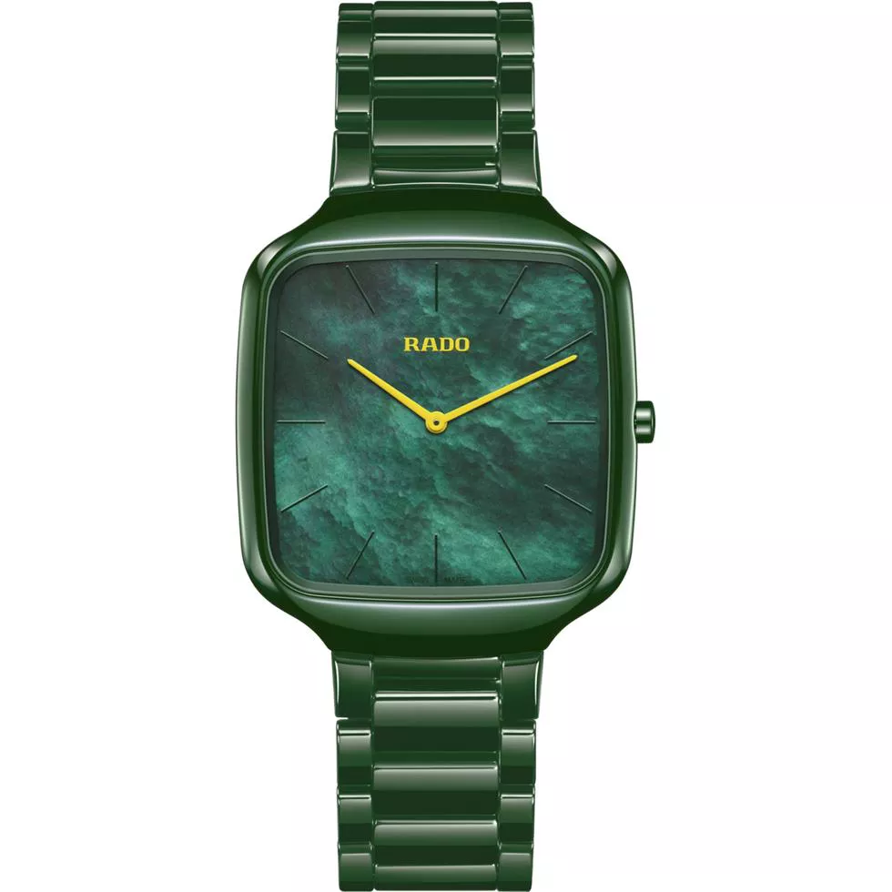 Rado True Square Thinline Green Watch 37mm