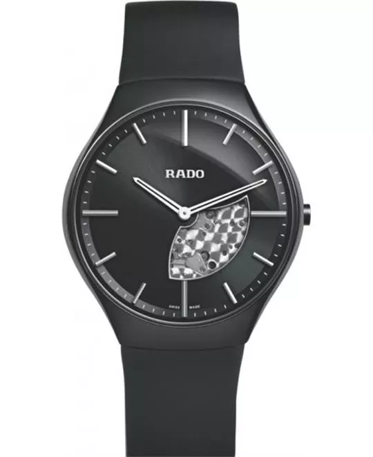 Rado True Thinline Black Dial Men's Watch 39mm