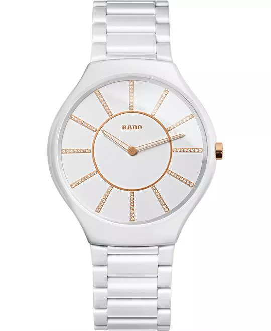 Rado Watch, Women's Swiss - Diamond White Ceramic, 39mm