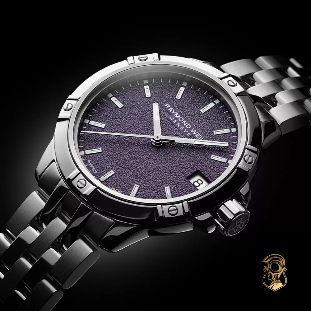 Raymond Weil Tango Purple Frosted Dial Watch 30mm