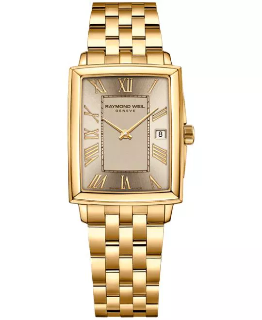 Raymond Weil Toccata Champagne Dial Quartz Watch 22.6x28mm