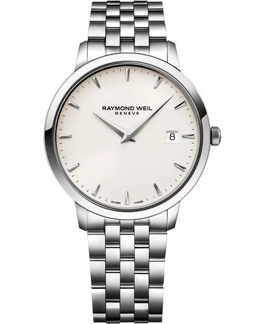 Raymond Weil Toccata Ivory Dial Watch 42mm