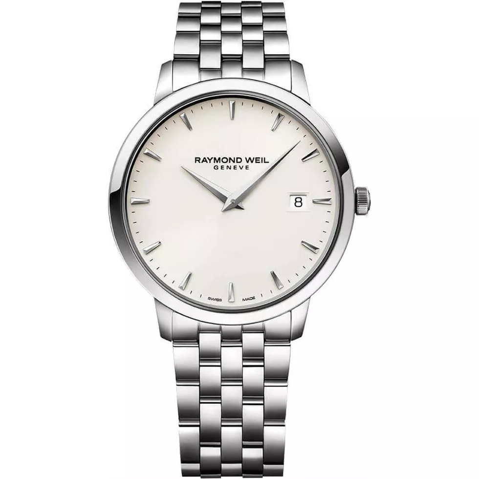 Raymond Weil Toccata Ivory Dial Watch 42mm