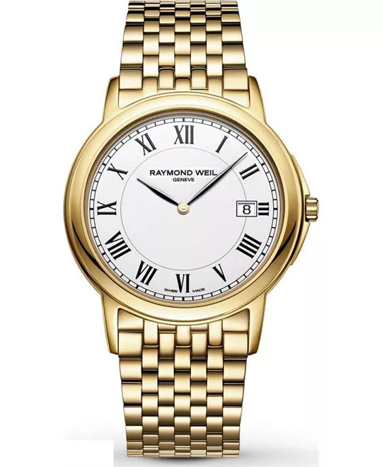 RAYMOND WEIL Tradition Yellow Gold PVD Watch 39mm