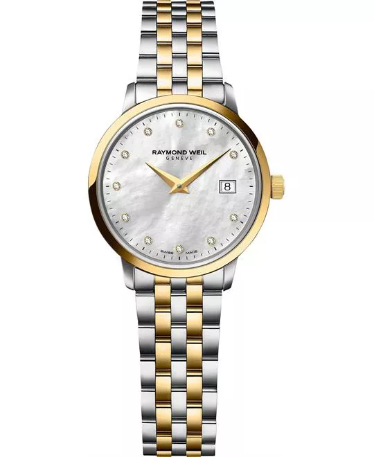 RAYMOND WEIL Toccata Diamond Swiss Watch 29mm 