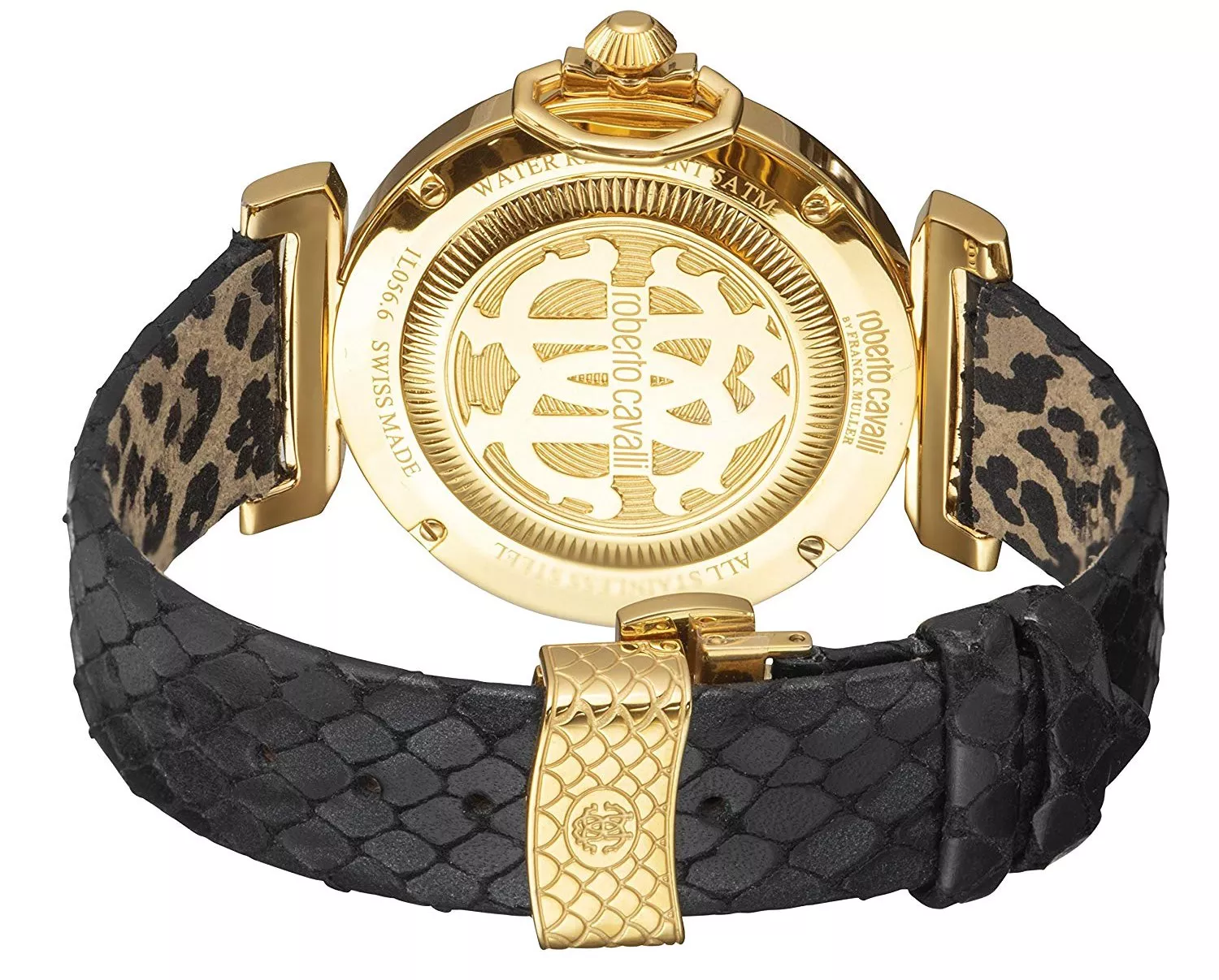 Roberto Cavalli Champagne Dial Ladies Watch 38