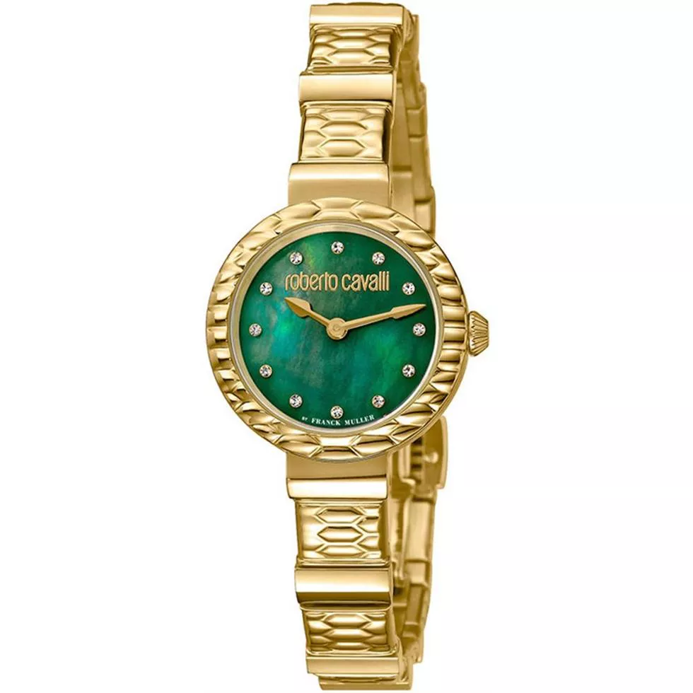 Roberto Cavalli Luxe Gold Green 26mm