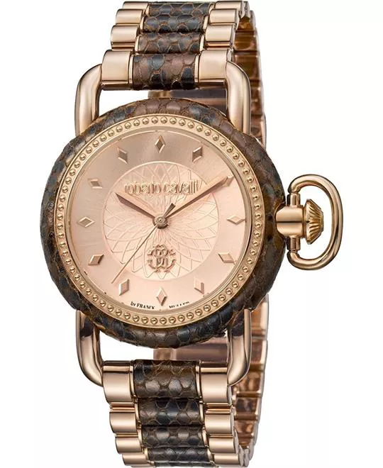 Roberto Cavalli Moving Crown Ladies Watch 36