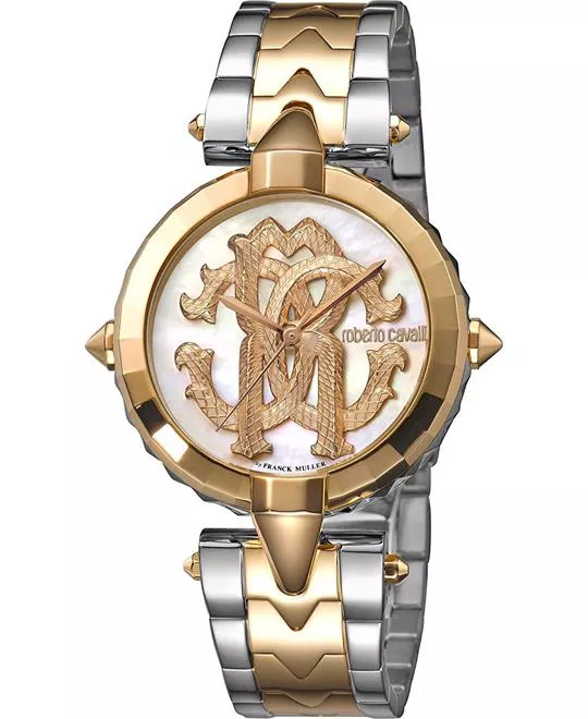 Roberto Cavalli RC-34 White Mother of Pearl Watch 34