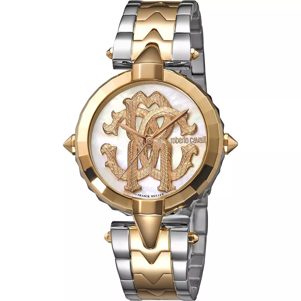 Roberto Cavalli RC-34 White Mother of Pearl Watch 34