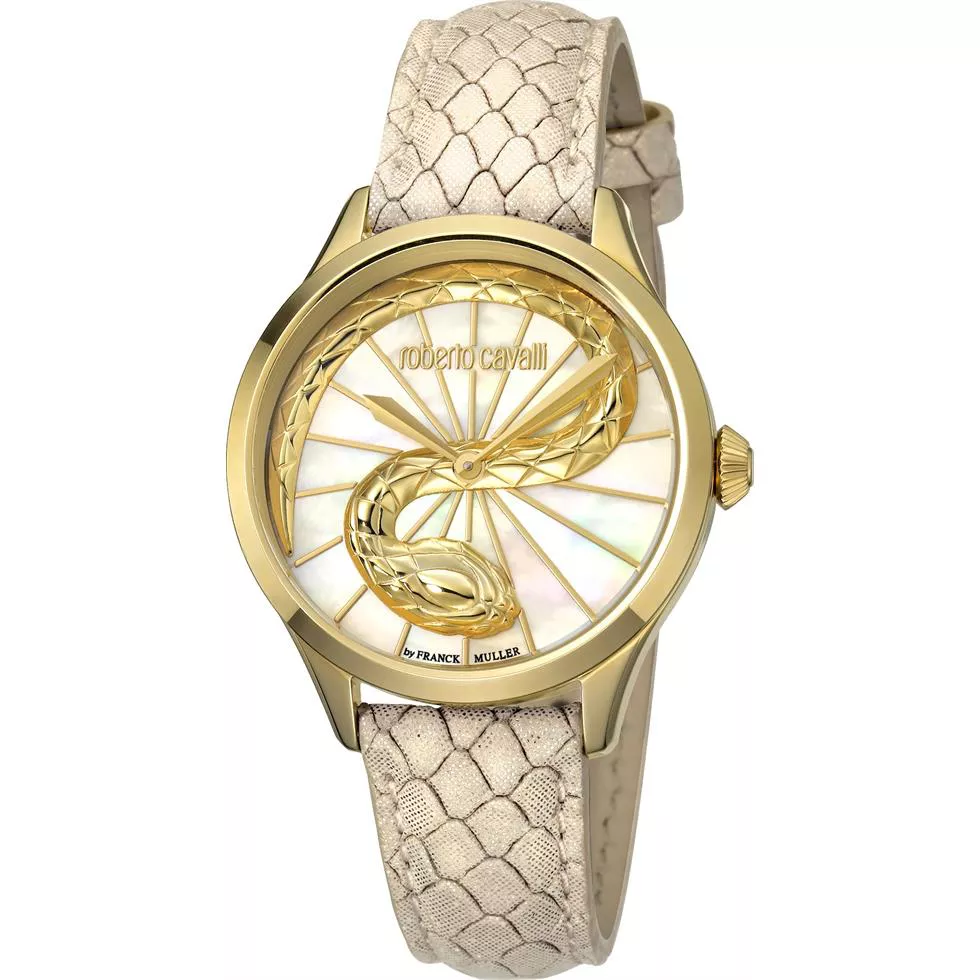 Roberto Cavalli RC-35 Mother of Pearl Watch 34