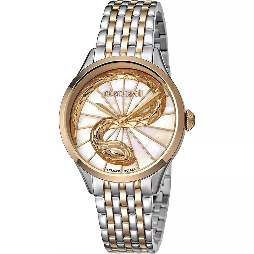 Roberto Cavalli RC-35  White Mother of Pearl Watch 34