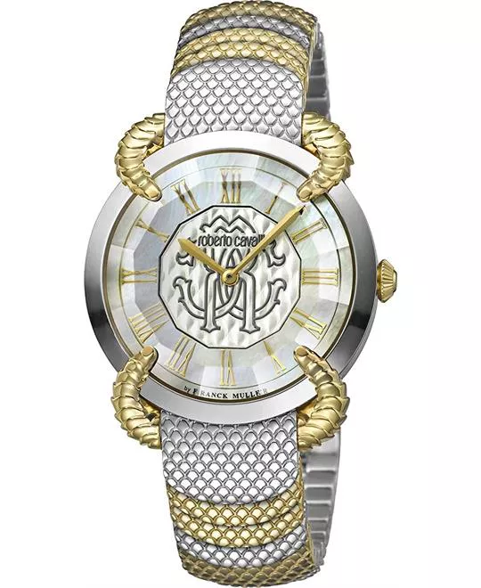 Roberto Cavalli RC-37 Mother of Pearl Watch 34