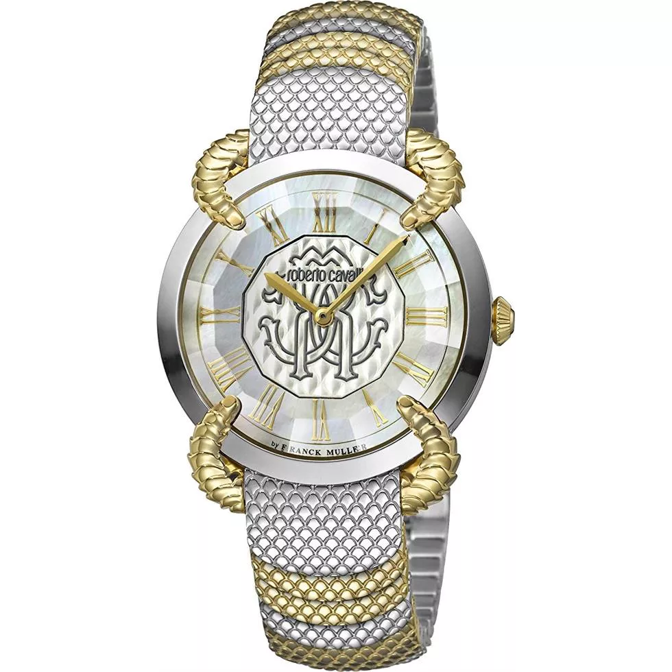 Roberto Cavalli RC-37 Mother of Pearl Watch 34