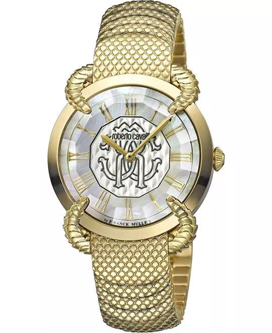 Roberto Cavalli RC-37 Mother of Pearl Watch 34