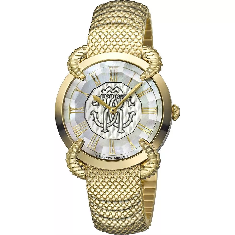 Roberto Cavalli RC-37 Mother of Pearl Watch 34