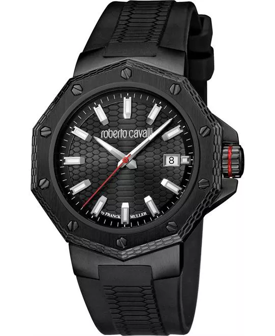 Roberto Cavalli RC-40 Rubber Watch 43