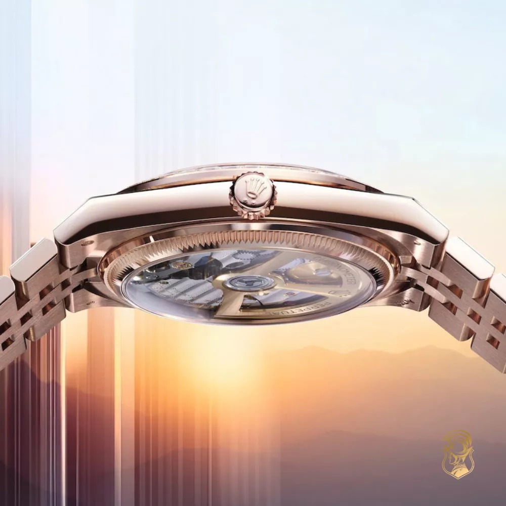 Rolex Land-Dweller 127285tbr-0002 Oyster Everose Watch 36mm