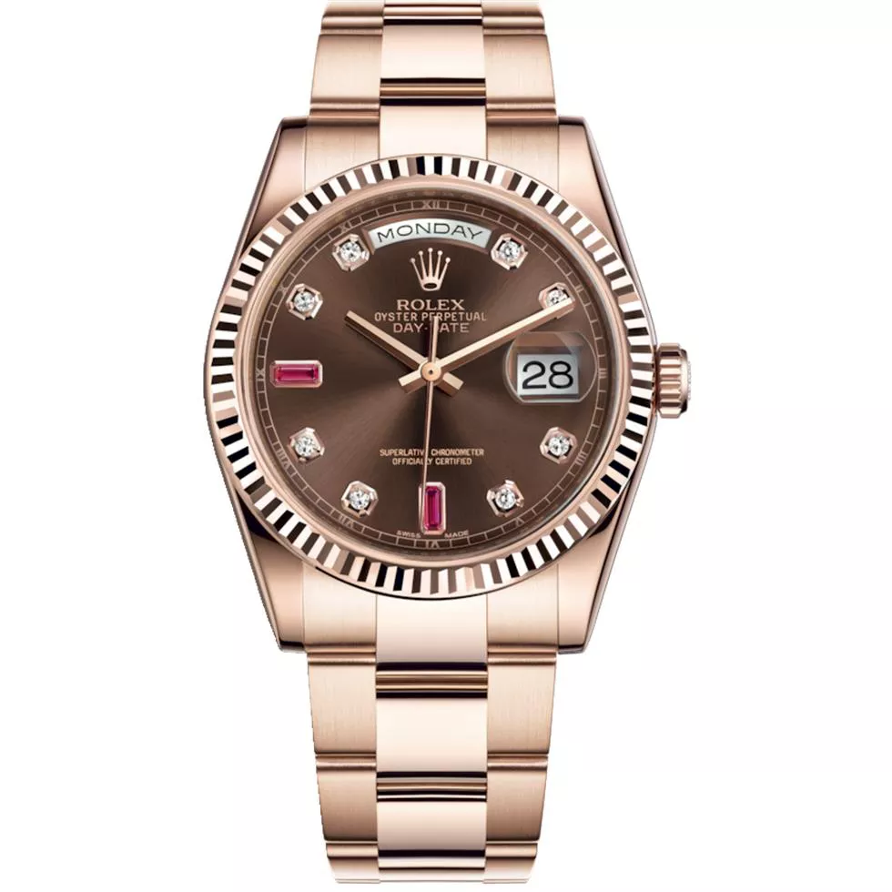 ROLEX OYSTER PERPETUAL 118235F-0096 WATCH 36