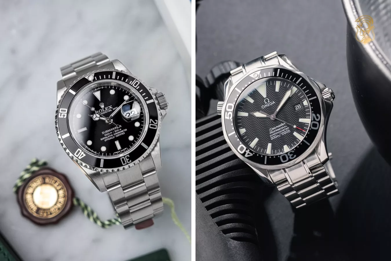 So sánh Rolex Submariner 16610 và Omega Seamaster 2254.50