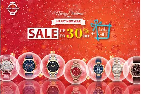 TET HOLIDAY Tri ân khách hàng giảm giá đồng hồ chính hãng lên tới 30%