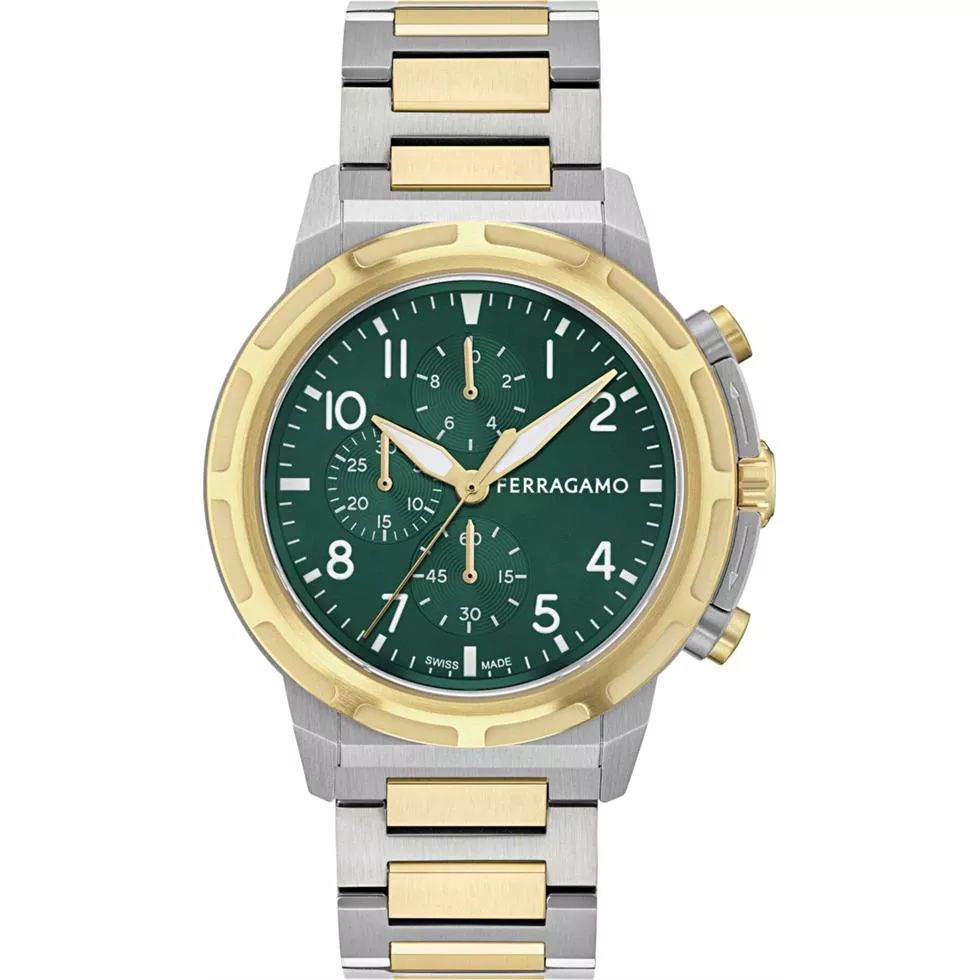 Salvatore Feragamo Sport Chrono Watch 44mm
