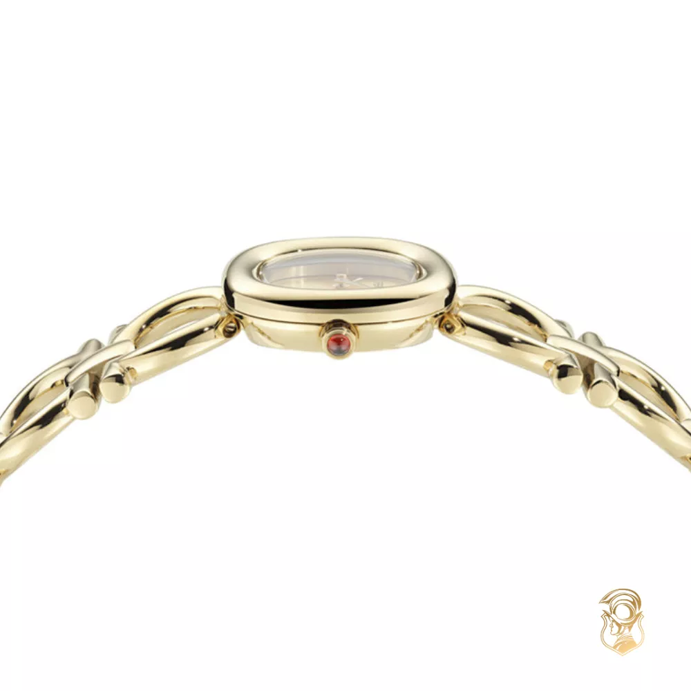 Salvatore Ferragamo Double Ladies Gold-Tone Watch 25mm 