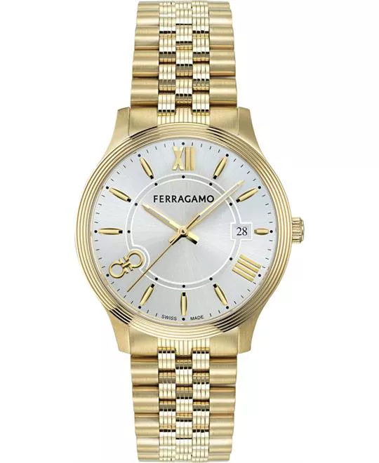 Salvatore Ferragamo Duo Gold-Tone Watch 40mm 