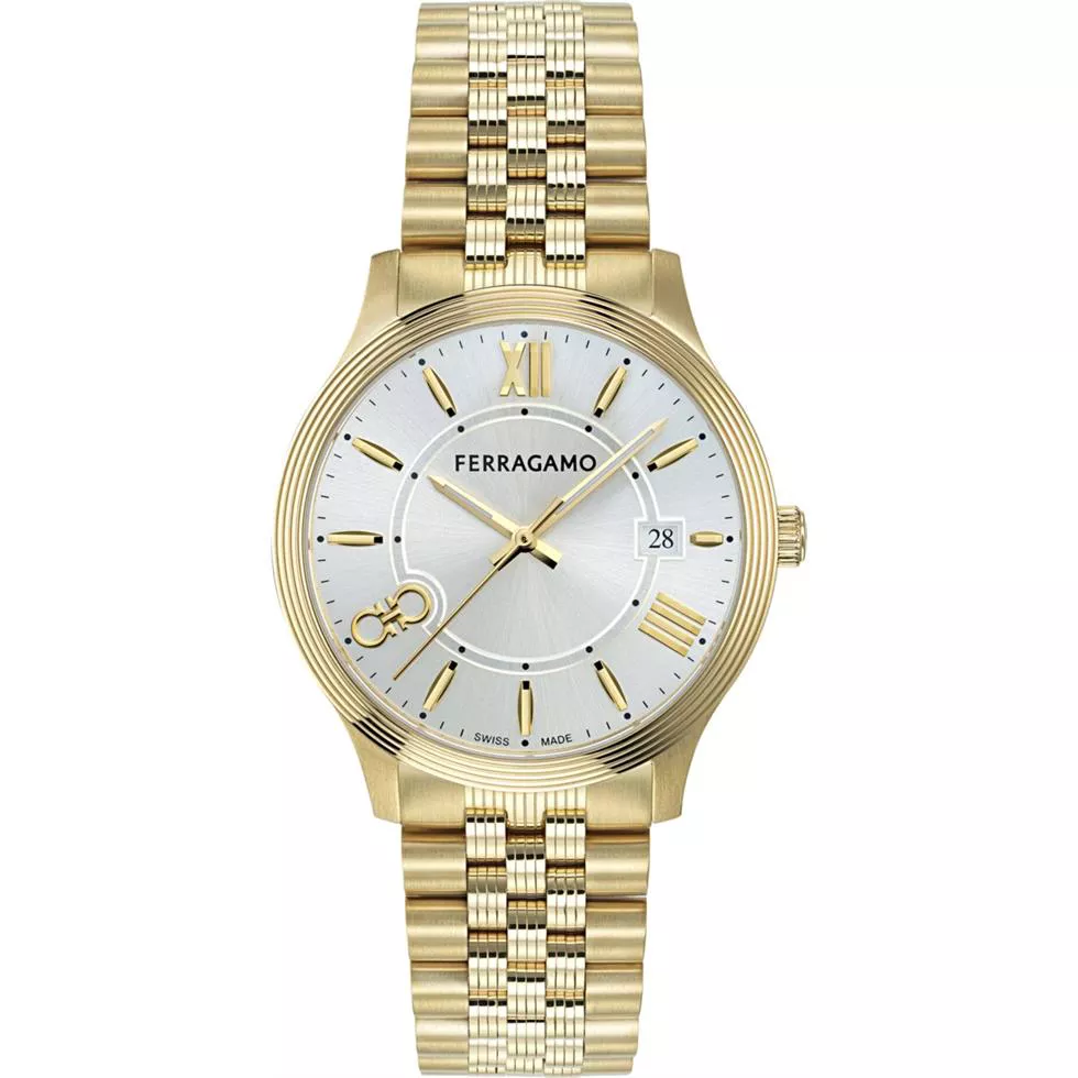 Salvatore Ferragamo Duo Gold-Tone Watch 40mm 