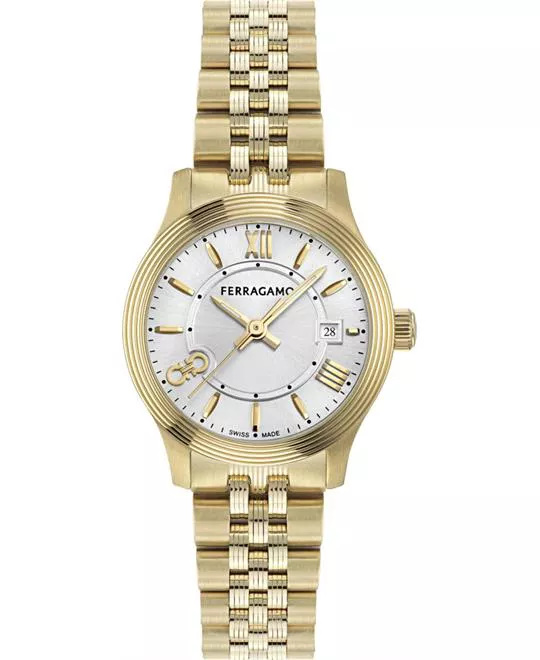 Salvatore Ferragamo Duo Gold-Tone Women's Watch 28mm