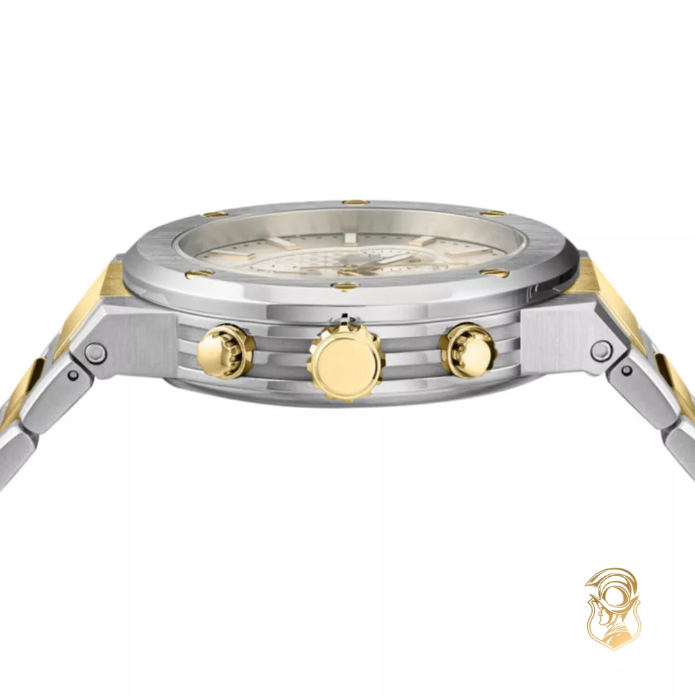 Salvatore Ferragamo F-80 Chrono Bracelet Watch 42mm