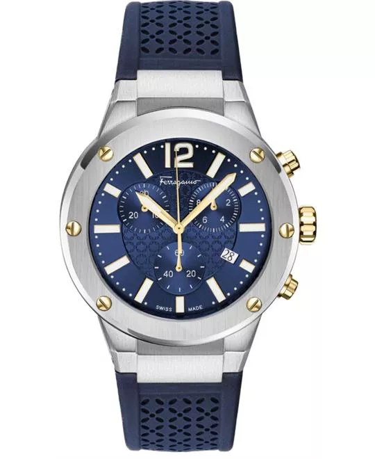 Salvatore Ferragamo F-80 Chrono Watch 42mm