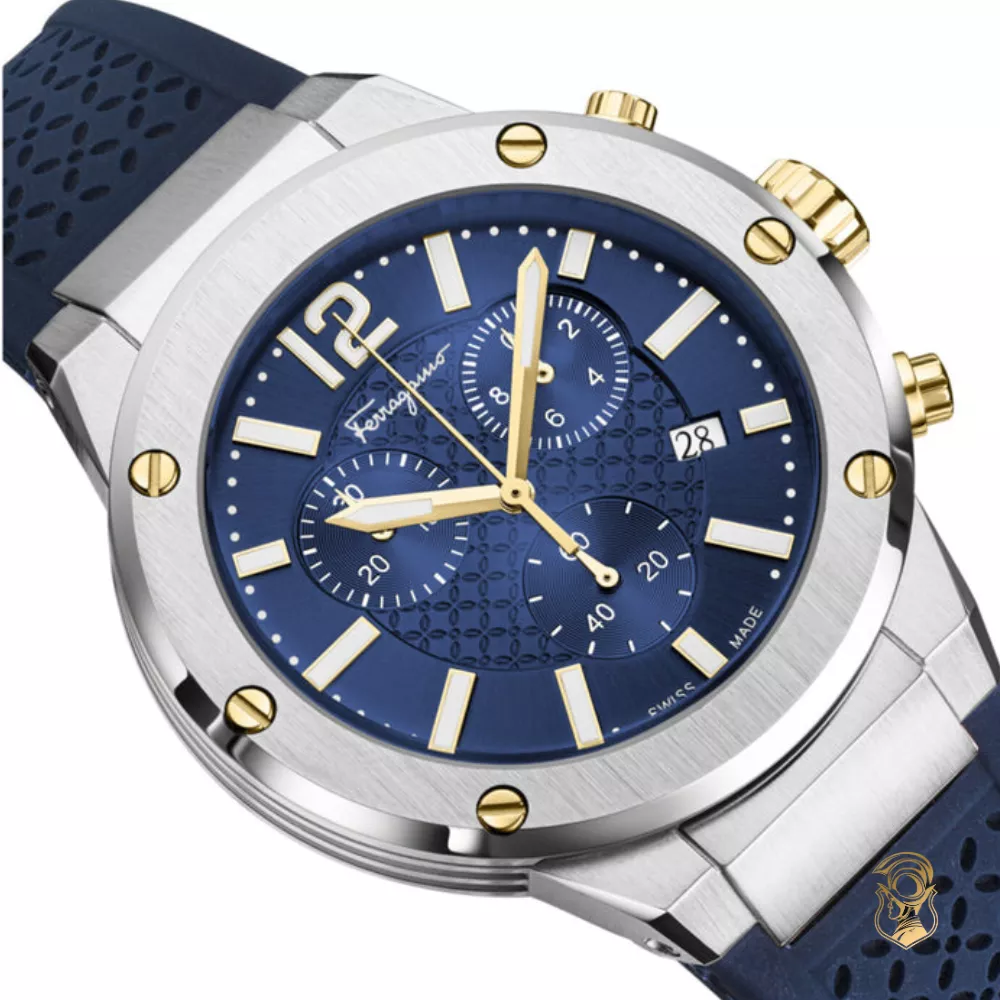 Salvatore Ferragamo F-80 Chrono Watch 42mm