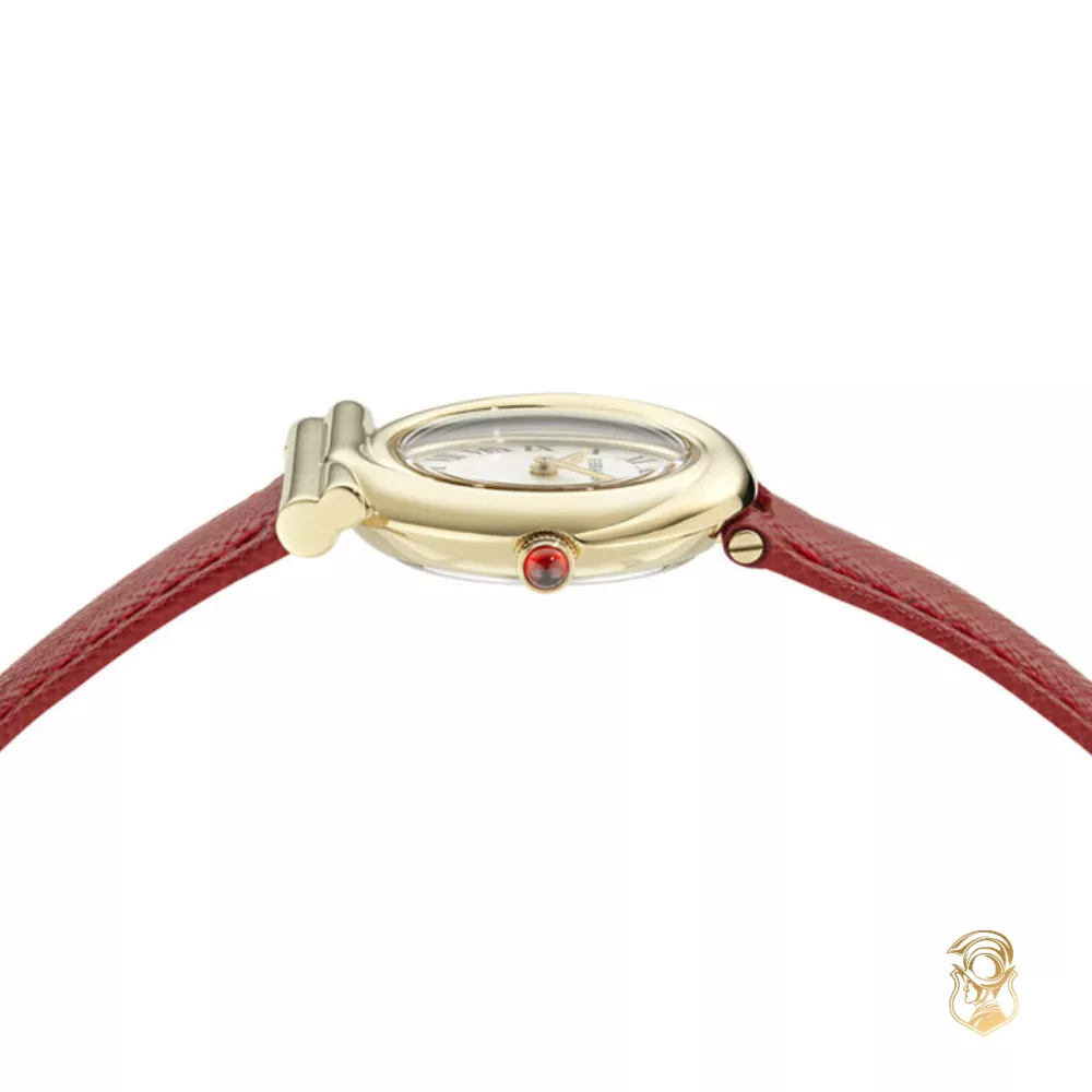 Salvatore Ferragamo Gancini Ladies Red-Tone Watch 28mm 